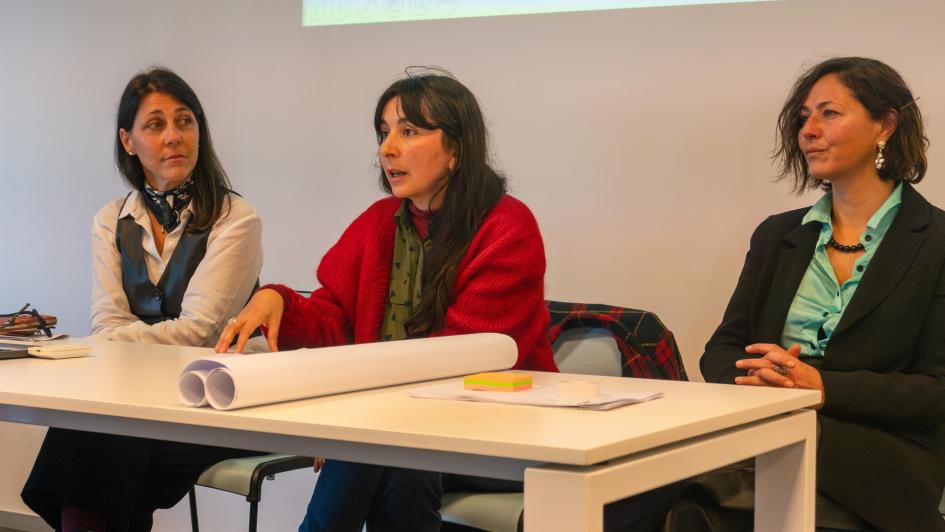 Virginia Pardo, (Agesic), Natalia Ríos (SIC) y Carla Redaelli (EC) Virginia Pardo, (Agesic), Natalia Ríos (SIC) y Carla Redaelli (EC)