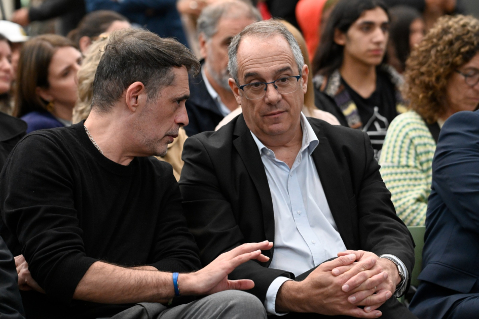 Ministro de Educación y Cultura, José Carlos Mahía, y subsecretario MIDES, Federico Graña