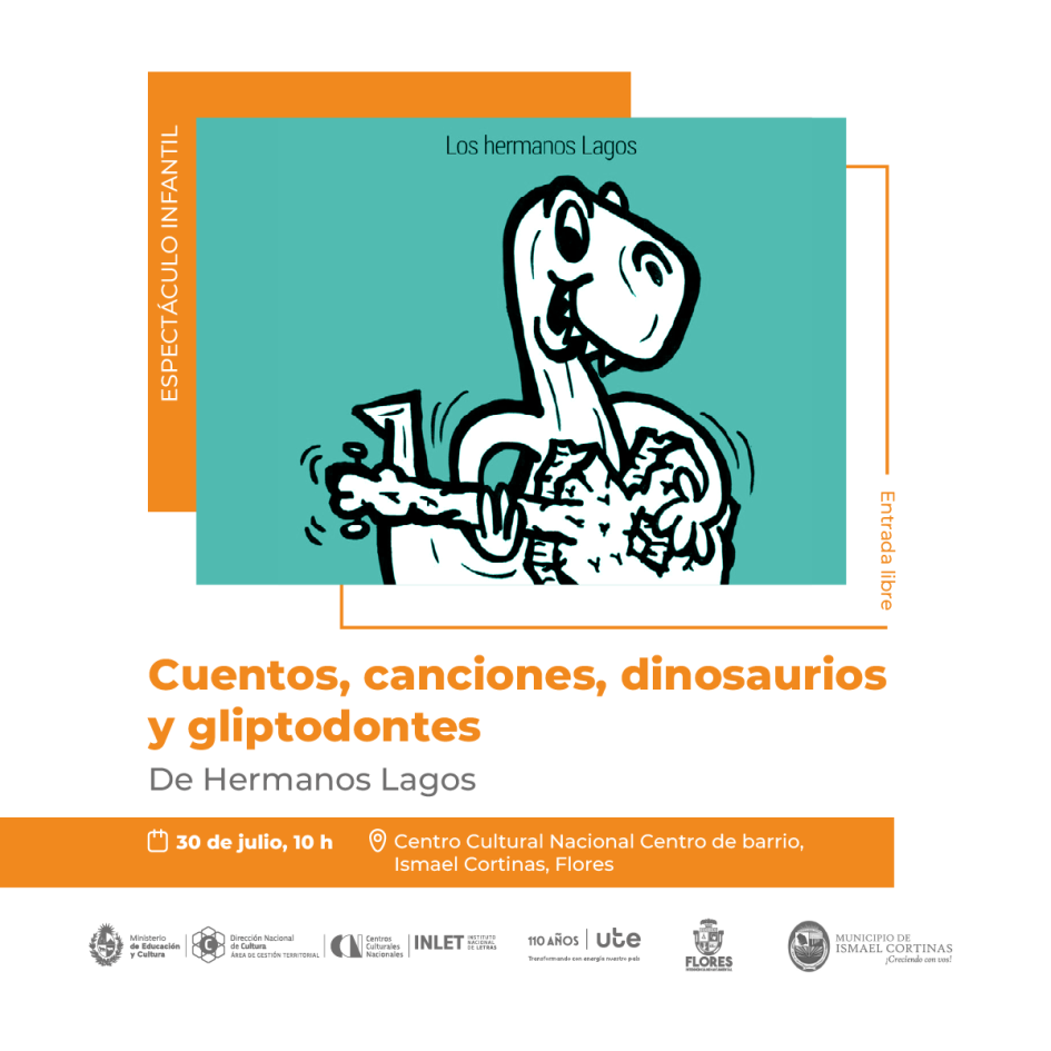 Cuentos, canciones, dinosaurios y gliptodontes en Ismael Cortinas Cuentos, canciones, dinosaurios y gliptodontes en Ismael Cortinas