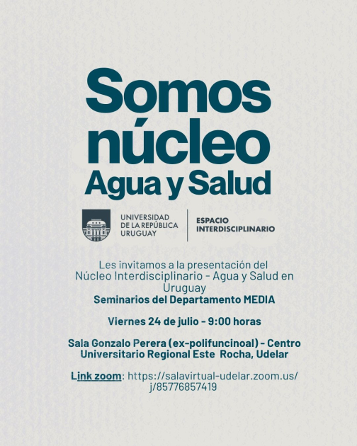 Presentación Núcleo Interdisciplinario Agua y Salud en Uruguay Presentación Núcleo Interdisciplinario Agua y Salud en Uruguay