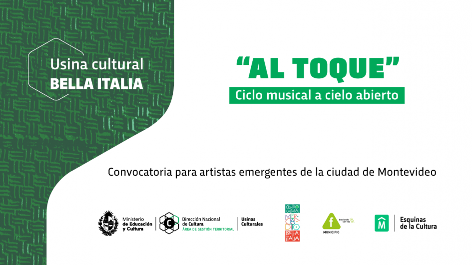 Convocatoria Ciclo musical a cielo abierto en Usina Bella Italia Convocatoria Ciclo musical a cielo abierto en Usina Bella Italia