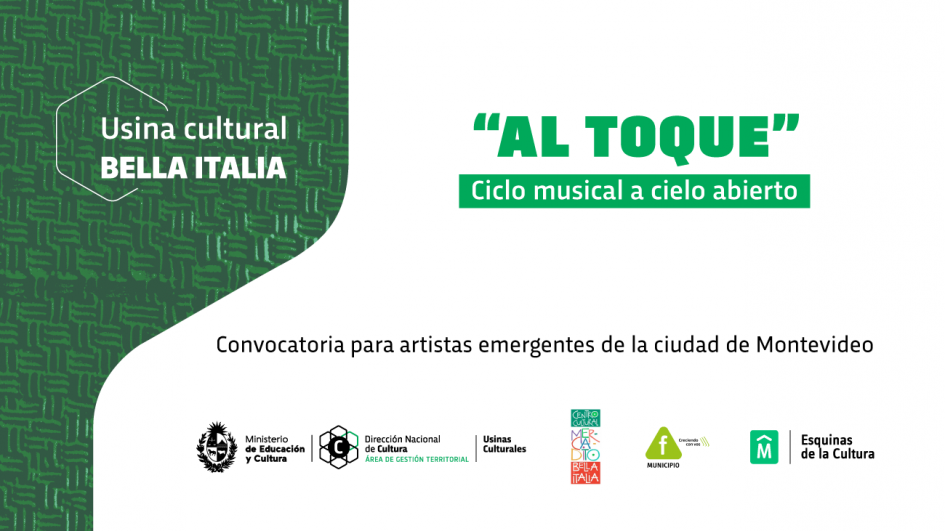 Convocatoria Ciclo musical a cielo abierto en Usina Bella Italia