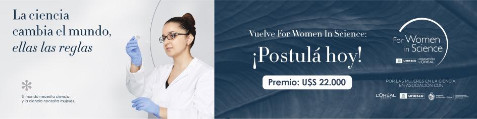 Afiche Premio Nacional L’ORÉAL - UNESCO “POR LAS MUJERES EN LA CIENCIA” 2025 Premio Nacional L’ORÉAL - UNESCO “POR LAS MUJERES EN LA CIENCIA” 2025