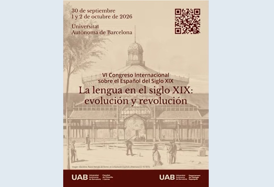 Afiche del "VI Congreso Internacional sobre el Español del siglo XIX" Afiche del "VI Congreso Internacional sobre el Español del siglo XIX"