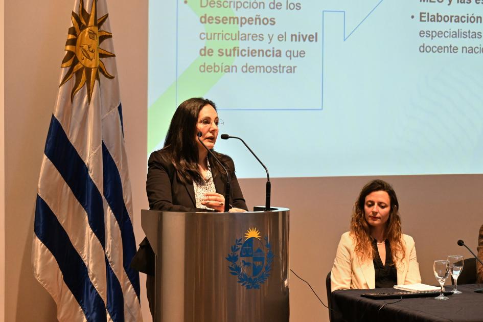 Carmen Haretche en su alocución