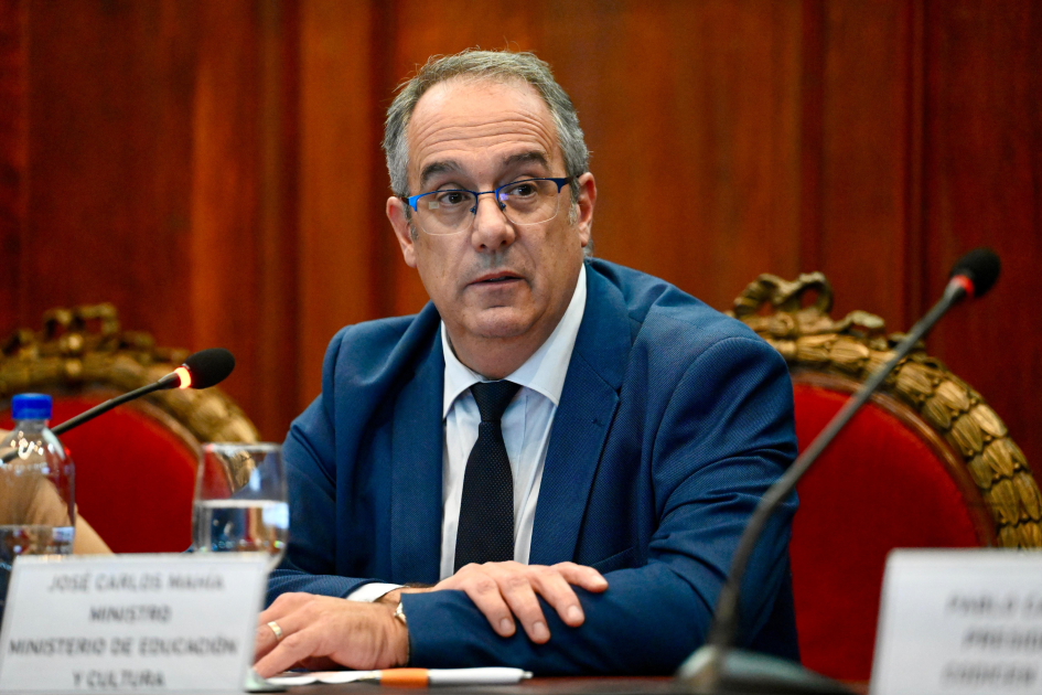 Ministro de Educación y Cultura, José Carlos Mahía