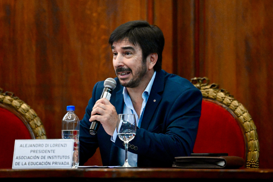 Presidente de la Asociación de Institutos de Educación Privada, Alejandro Di Lorenzi