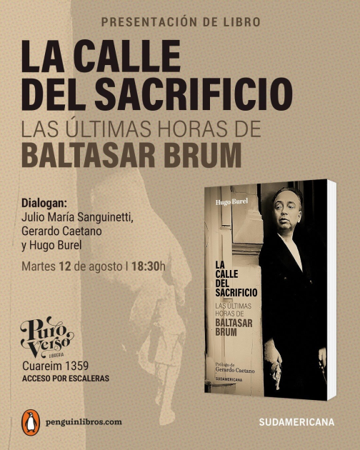 Presentación del libro “La calle del sacrificio” de Hugo Burel Presentación del libro “La calle del sacrificio” de Hugo Burel