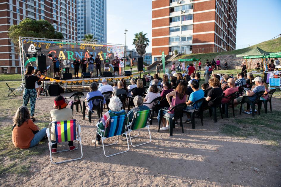 Actuación del Coro de Urbano Sur en Tablado de Carnavalé