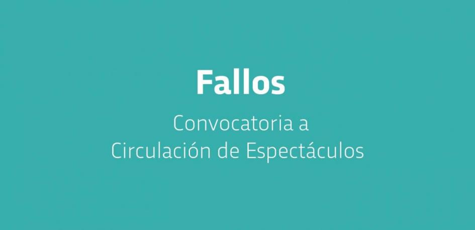 Fallos circulación de espectáculos