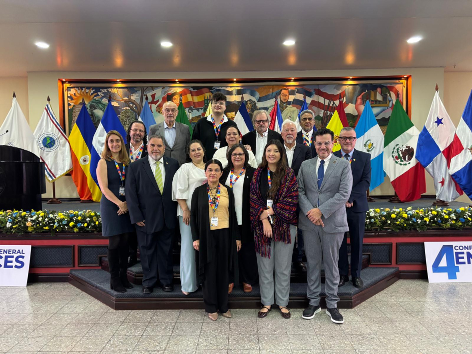 Subsecretaria Gabriela Verde participó en Honduras de la IV Conferencia General de ENLACES Foto grupal de las autoridades