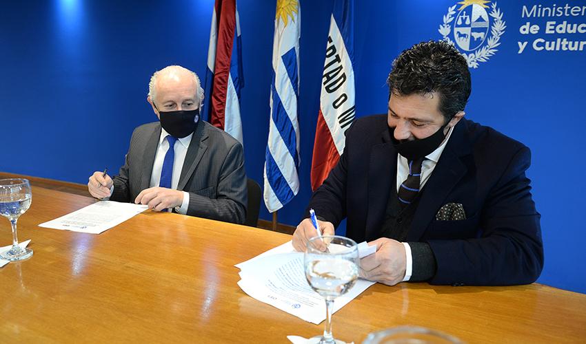 Da Silveira y Velesquen firman el convenio de cooperación institucional