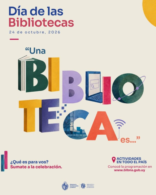 Flyer del Día Internacional de las Bibliotecas