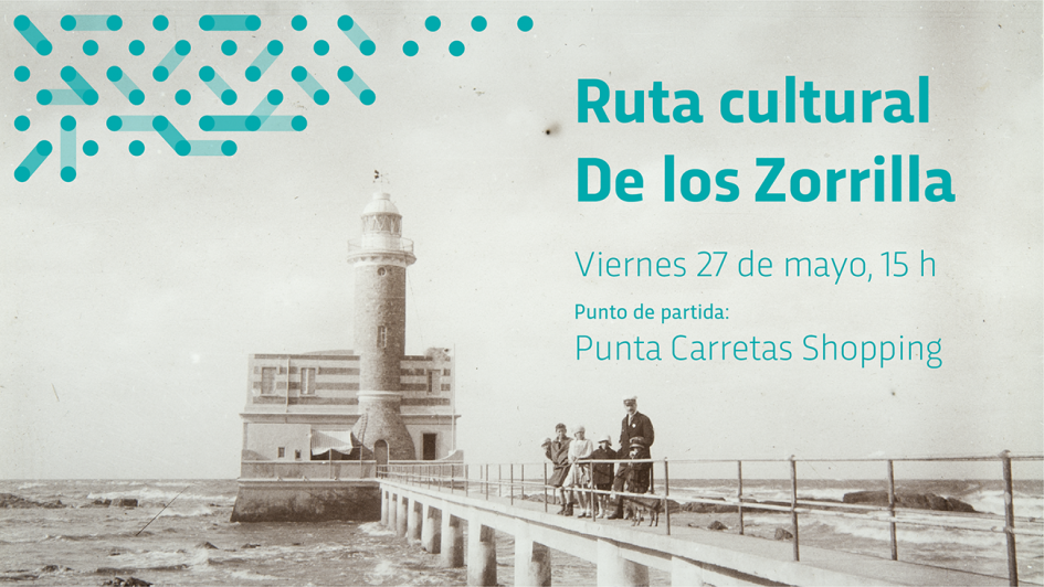 foto antigua de Punta Carretas muelle y faro de Punta Carretas