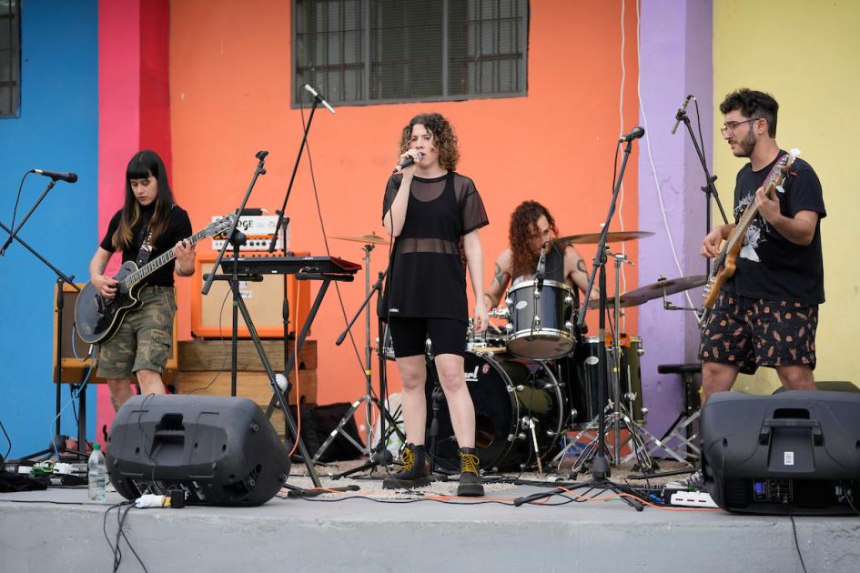 Ciclo musical a cielo abierto en Usina Bella Italia