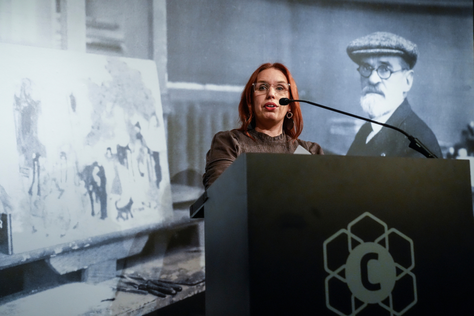 Reconocimiento a Pablo Thiago Rocca y bienvenida a Mercedes Bustelo en el Museo Figari Reconocimiento a Pablo Thiago Rocca y bienvenida a Mercedes Bustelo en el Museo Figari
