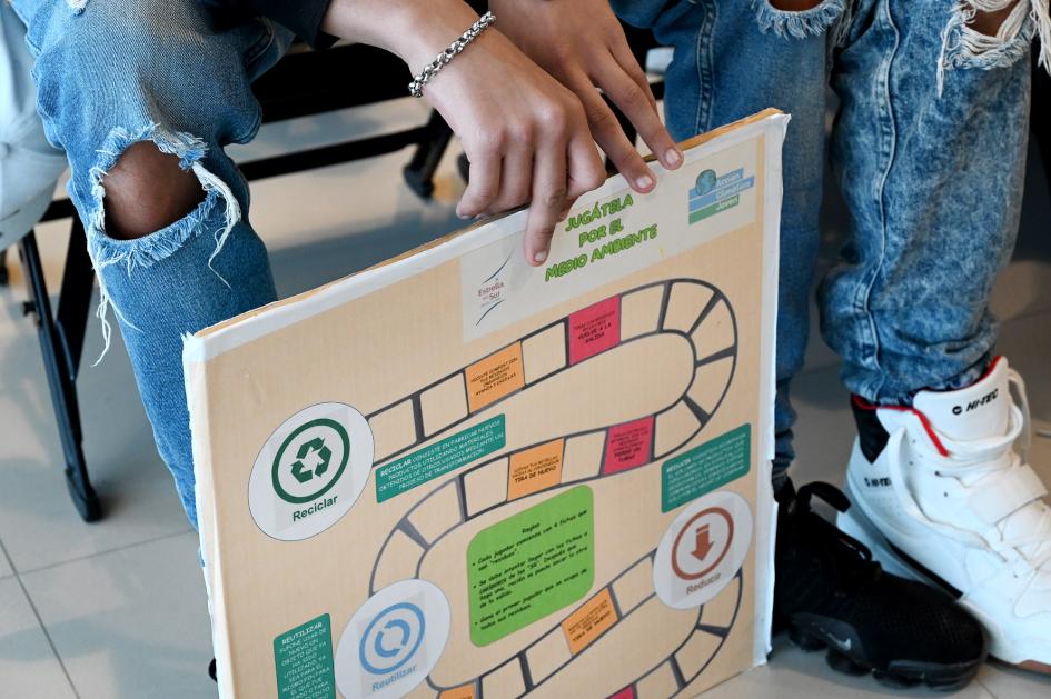 Plano detalle de un juego