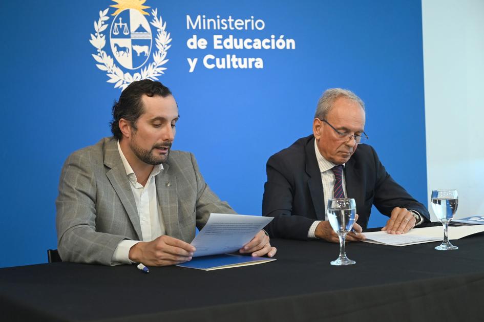 Director Gonzalo Baroni y director Alejandro Bordagorri