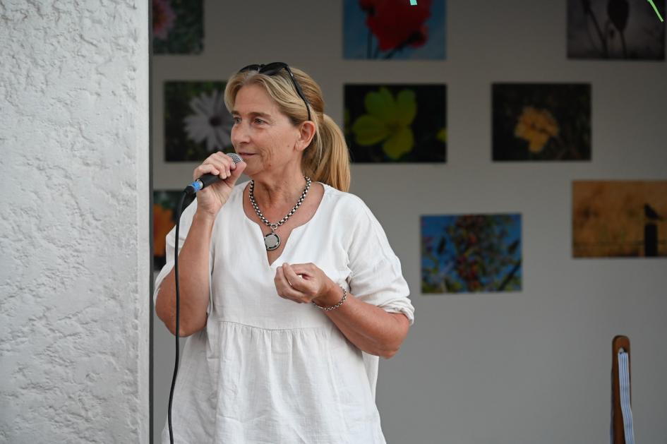 Alcaldesa de Young, Mercedes Long Inauguración de obras de Cecap Young