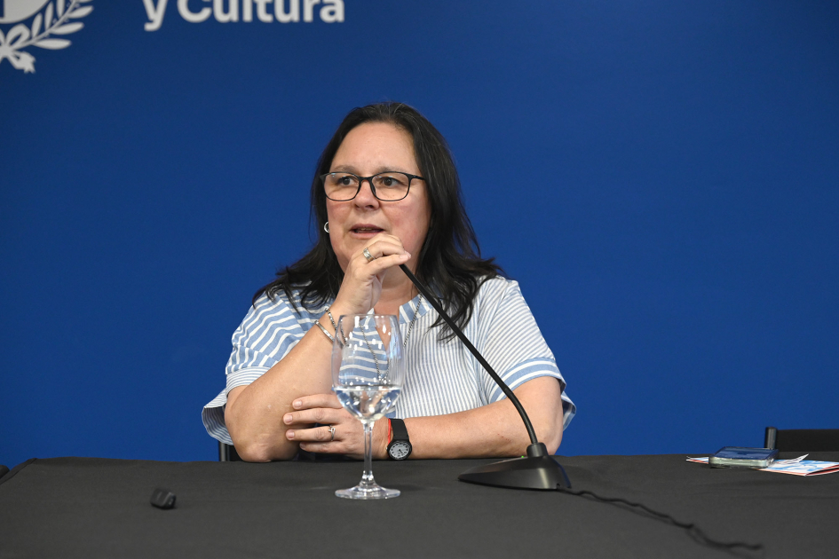 Subsecretaria del Ministerio de Educación y Cultura, Gabriela Verde