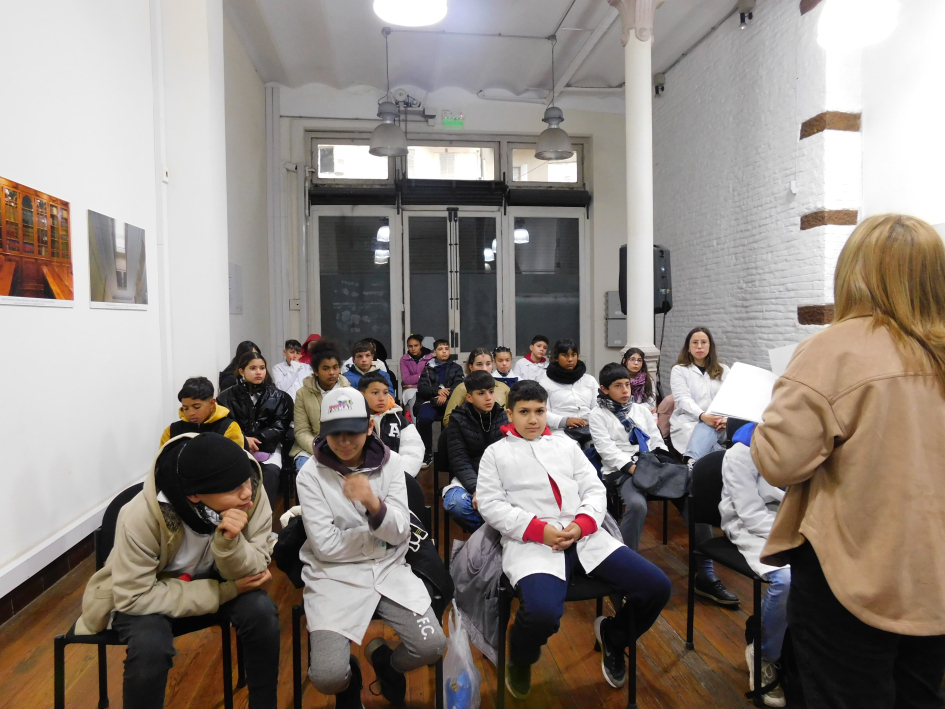 Alumnos de la escuela N° 337 