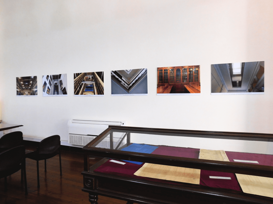 Sala de Actos AGN. Exposición sobre edificio sede Sala de Actos AGN. Exposición sobre edificio sede