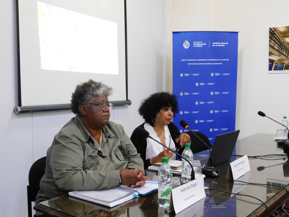 Exponentes a cargo de la charla sobre "Afrodescendientes"