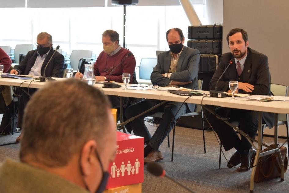 Gonzalo Baroni en la reunión