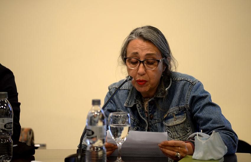 Silvia Guerra leyendo su discurso Silvia Guerra leyendo su discurso