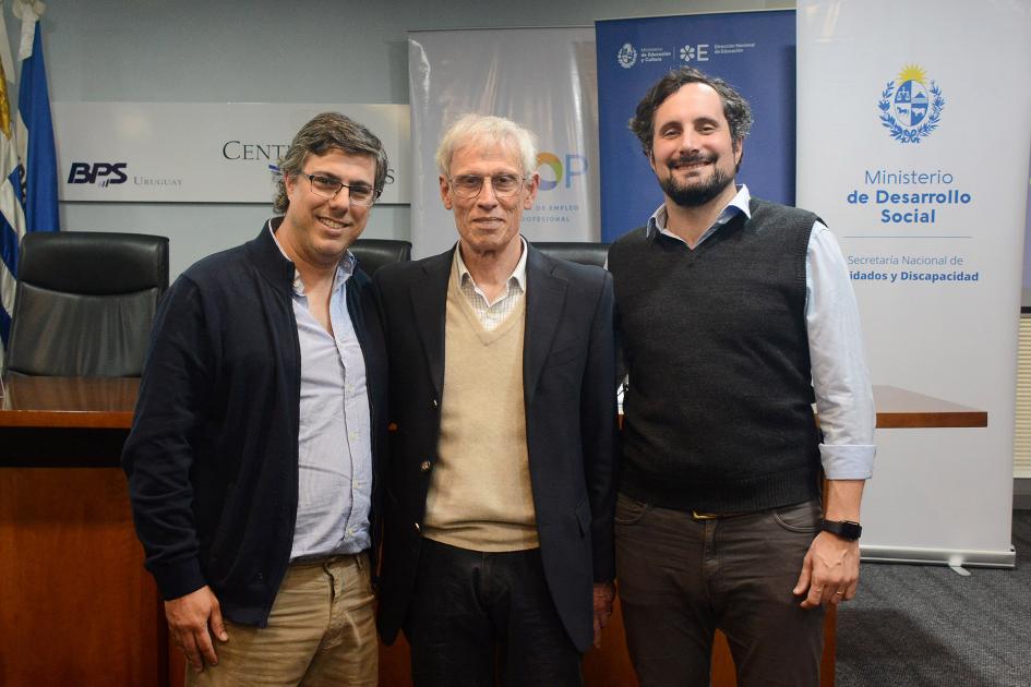 Nicolás Scarela, Guillermo Dutra y Gonzalo Baroni
