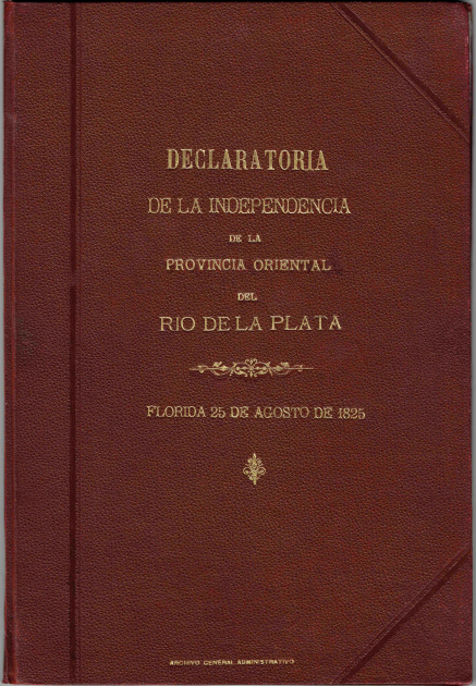 Documento manuscrito, Declaratoria de la Independencia 1825
