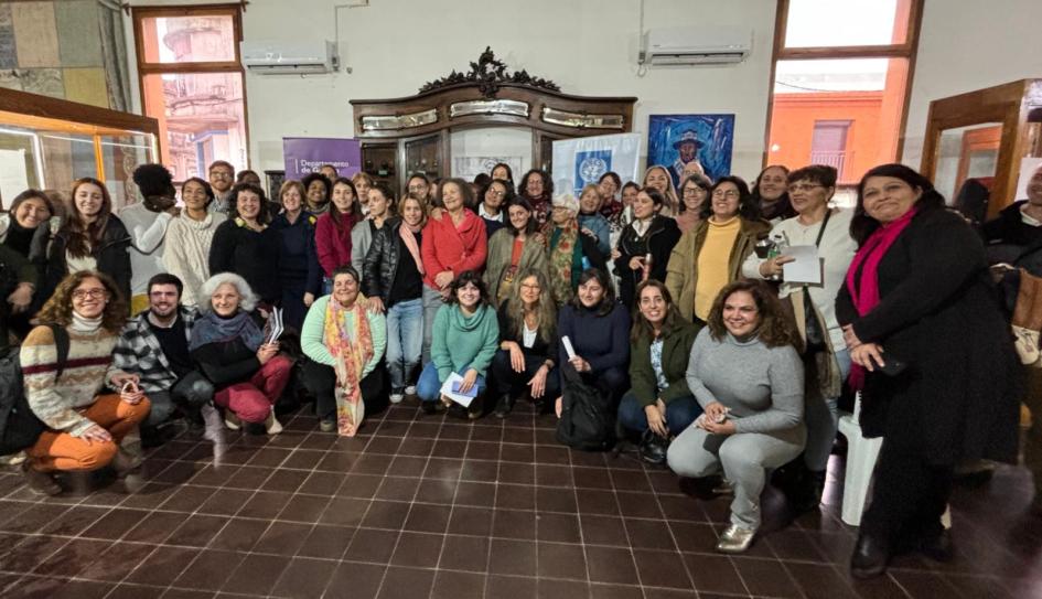 Diálogos Rocha Participantes tomándose una foto