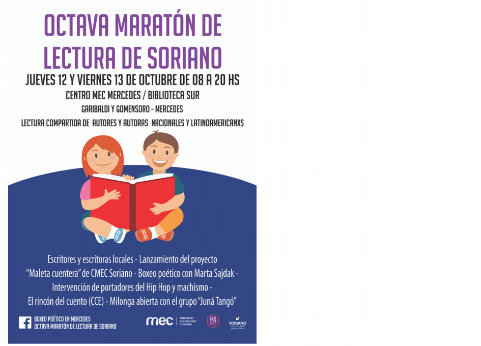 Flyer Maratón de Lectura Flyer