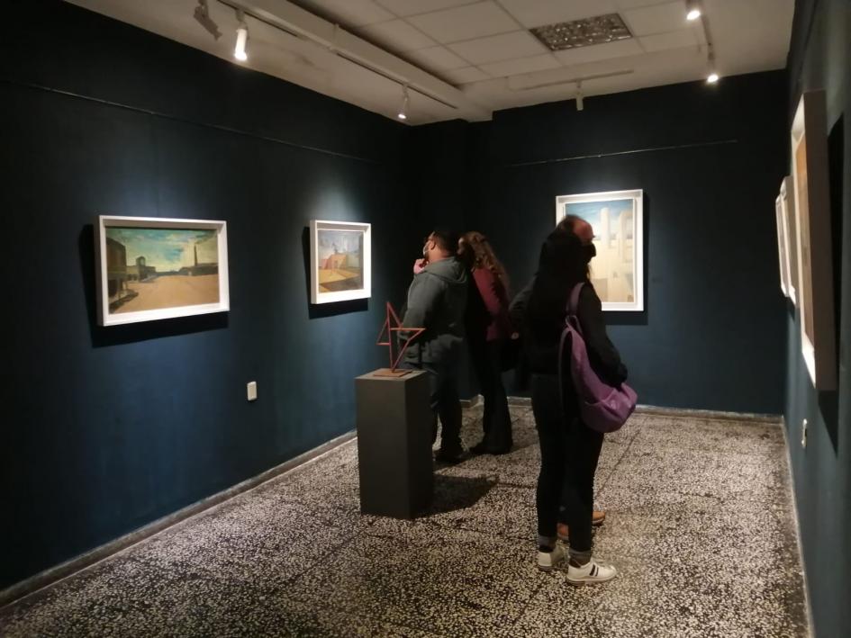 Inauguración de muestra de Elsa Andrada en Treinta y Tres.