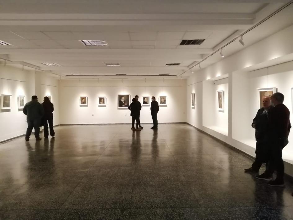 Inauguración de muestra de Elsa Andrada en Treinta y Tres.