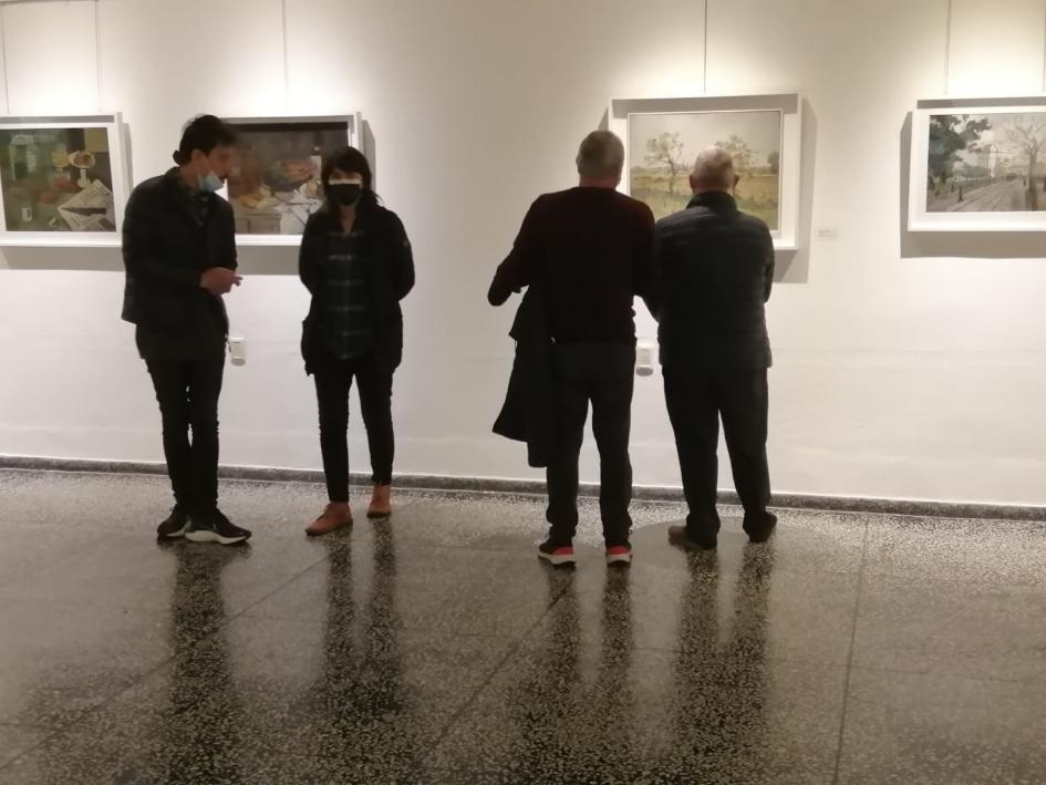 Inauguración de muestra de Elsa Andrada en Treinta y Tres.