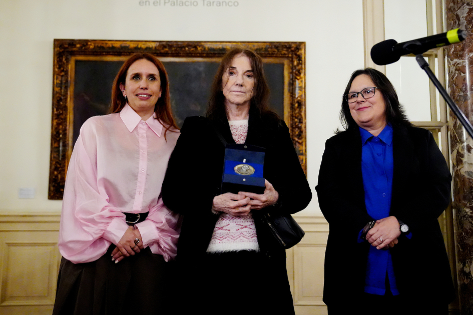 Medalla Delmira Agustini 2026 Maru Vidal, Estela Magnone, Gabriela Verde