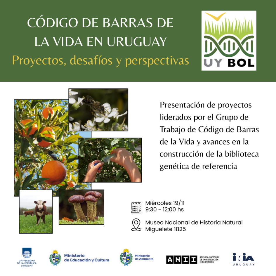 Imagen de difusión de la actividad de cierre del proyecto Usina de Códigos de Barra de la Vida