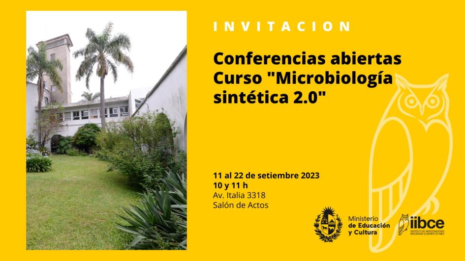Ciclo de Conferencias Biología Sintética 2.0 Ciclo de Conferencias Biología Sintética 2.0