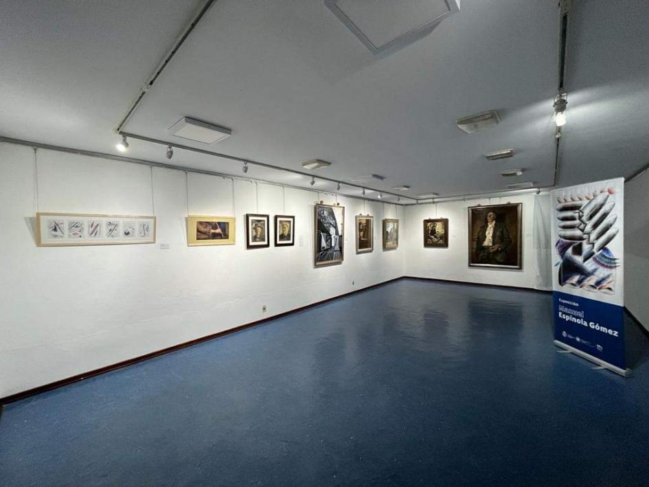 Se inauguró en Rocha muestra de Manuel Espínola Gómez Se inauguró en Rocha muestra de Manuel Espínola Gómez