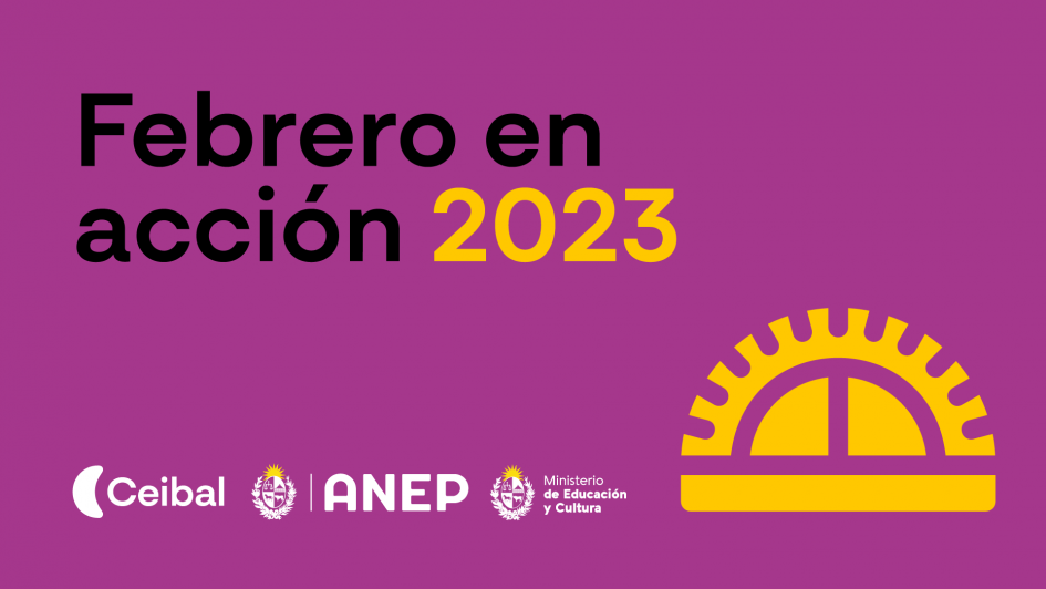 Febrero en Acción 2023 Afiche