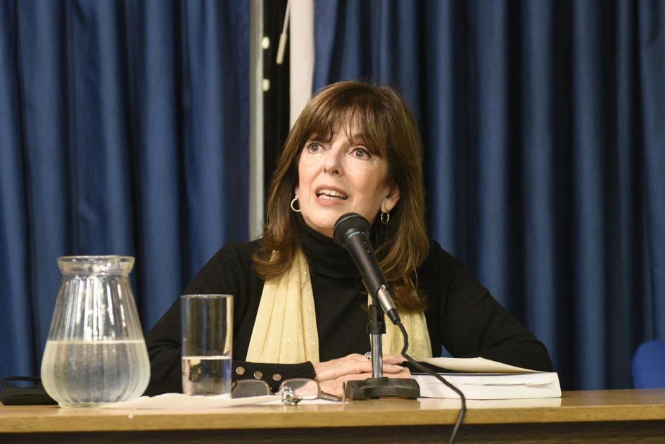 Ana Ribeiro durante su presentación