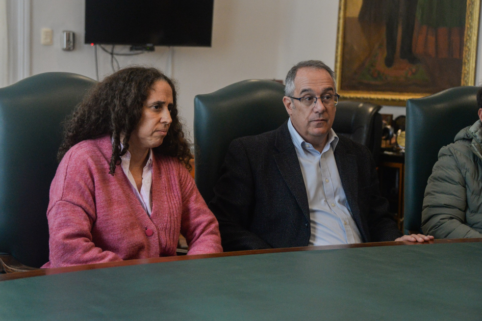 Ministro Mahía participó en Tacuarembó de la iniciativa Campus del Norte de Ceibal Ministro Mahía y Fiorella Haim reunidos