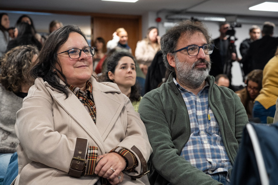Participación de la Gabriela Verde y Javier Alliaume Autoridades del MEC en primera fila