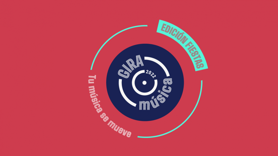 GiraMúsica Texto GiraMúsica en un círculo