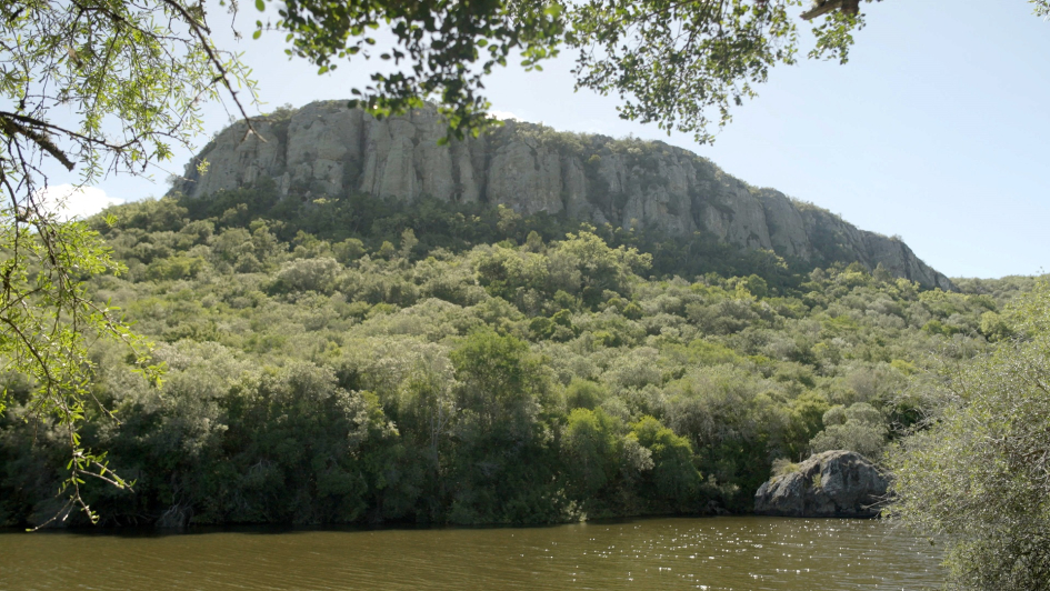 Plano general de un cerro