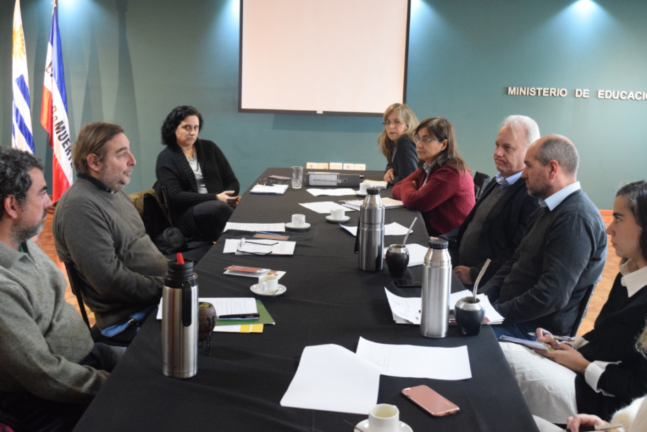 Grupo de trabajo CELAC Personas en la Sala de Actos "Dra. Alba Roballo"
