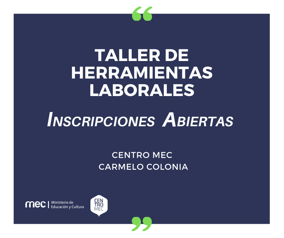 Taller de herramientas laborales