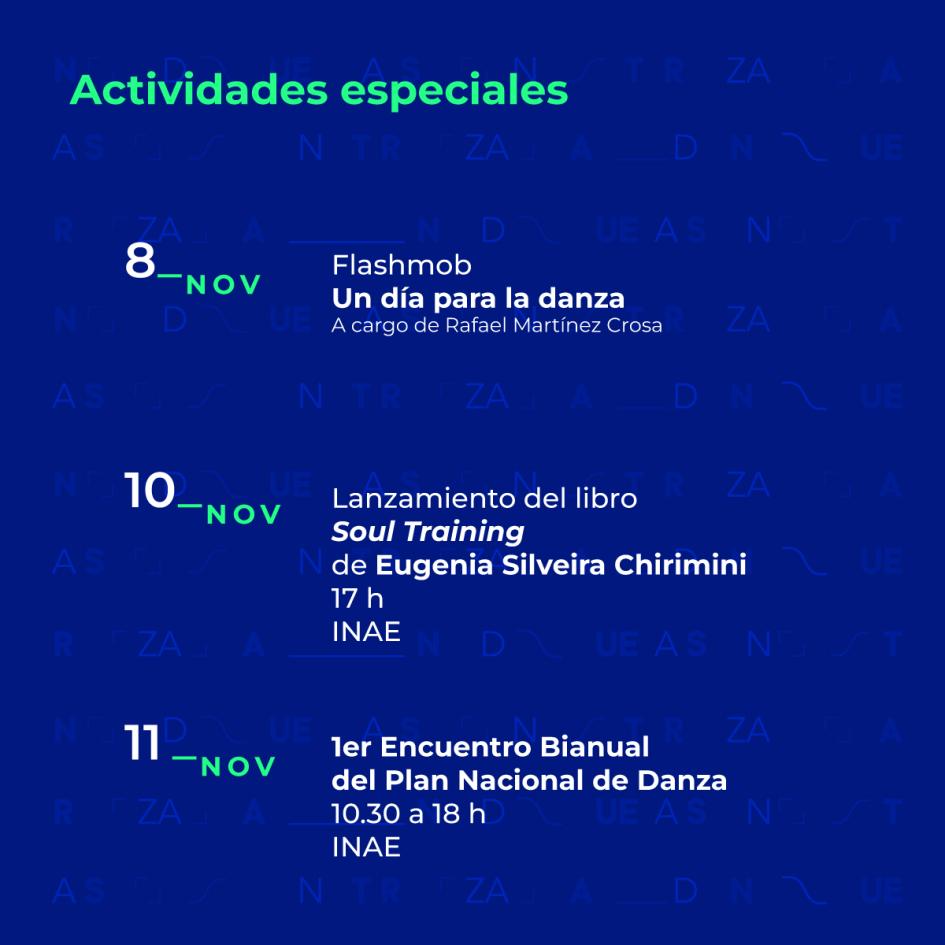 Actividades especiales Actividades especiales