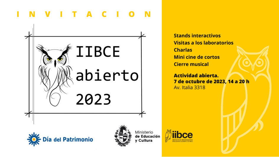 Invitación gráfica al IIBCE Abierto Invitación gráfica al IIBCE Abierto